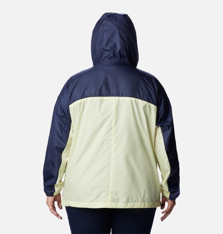 Women's Alpine Chill Windbreaker Jacket - Plus Size, Color: Nocturnal, Endive, Stone Green, image 2