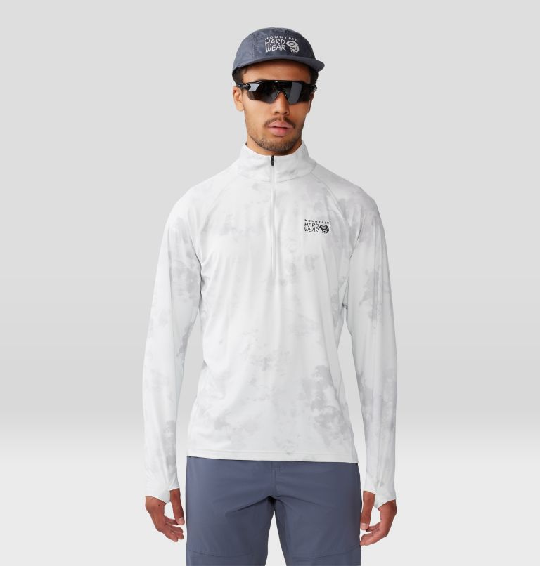 Men's Crater Lake 1/2 Zip, Color: MHW White Nebula Print, image 6