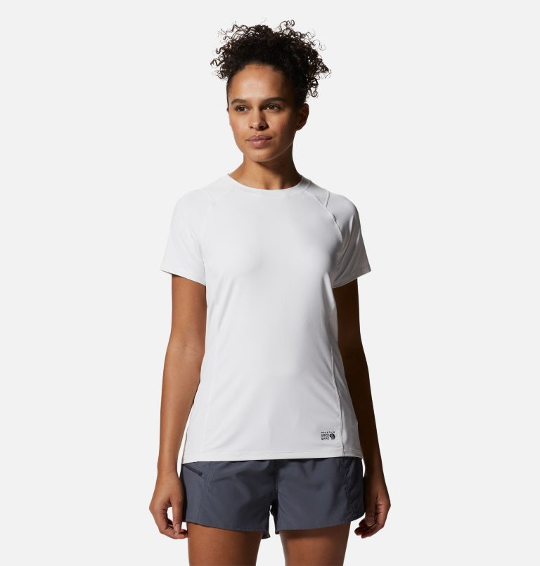 Women's Crater Lake Short Sleeve, Color: Fogbank, image 1