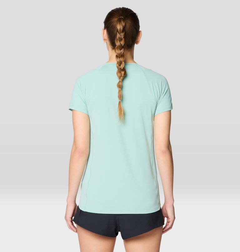 Women's Crater Lake Short Sleeve, Color: Mineral Spring, image 2