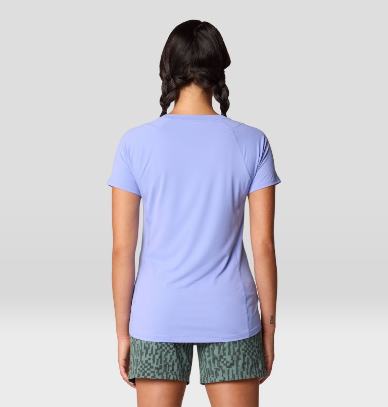 Women's Crater Lake Short Sleeve, Color: Light Illusion, image 2