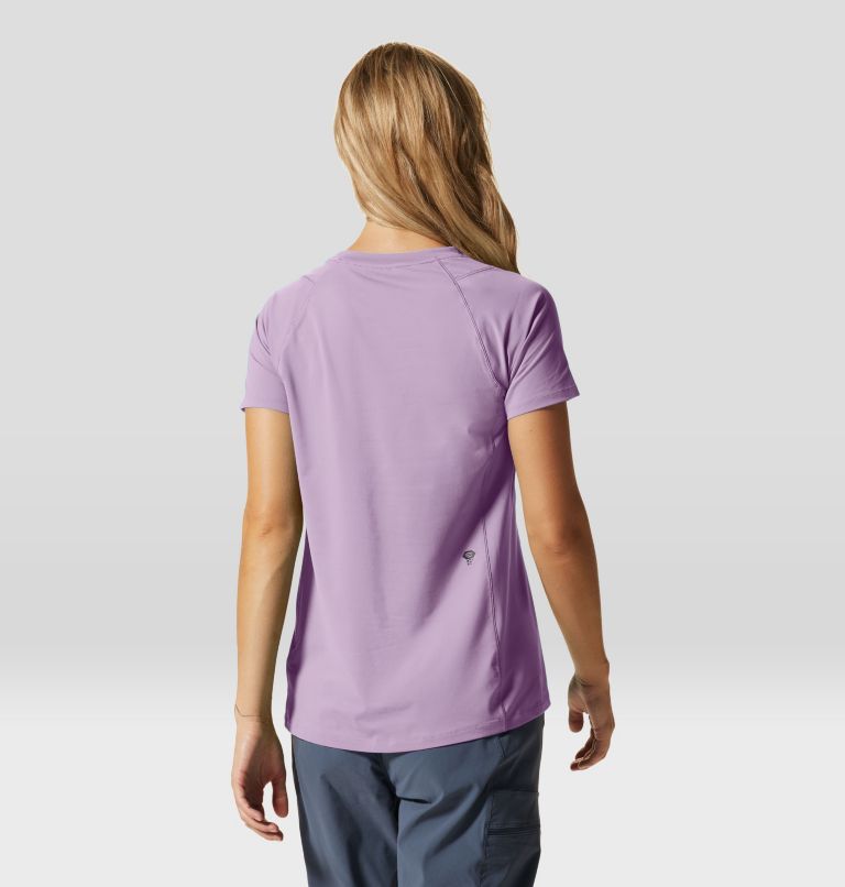 Women's Crater Lake Short Sleeve, Color: Wisteria, image 2