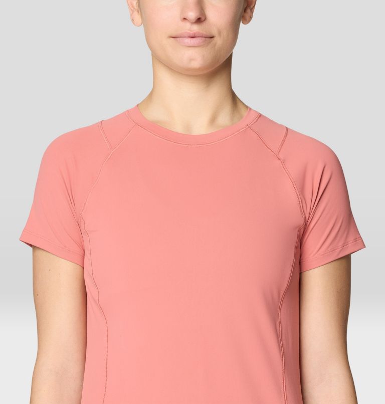 Women's Crater Lake Short Sleeve, Color: Fleurs, image 4