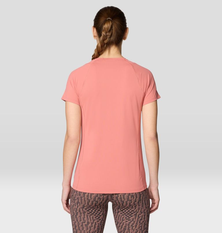 Women's Crater Lake Short Sleeve, Color: Fleurs, image 2