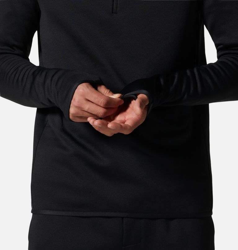 Men's Polartec® Power Stretch® Pro 1/4 Zip, Color: Black