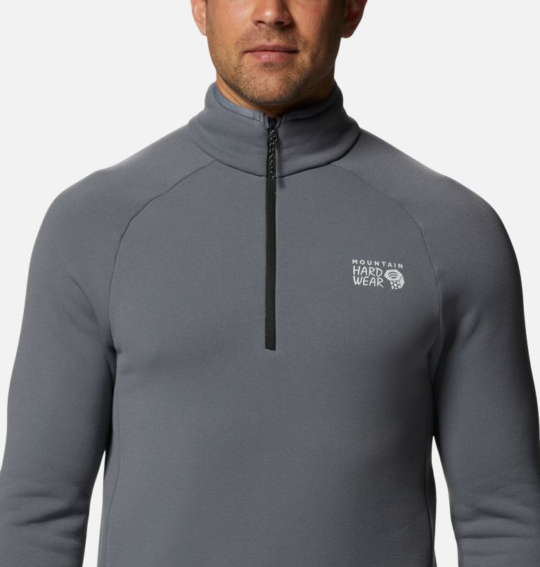 Men's Printed Power Stretch Fleece Half Zip Pullover