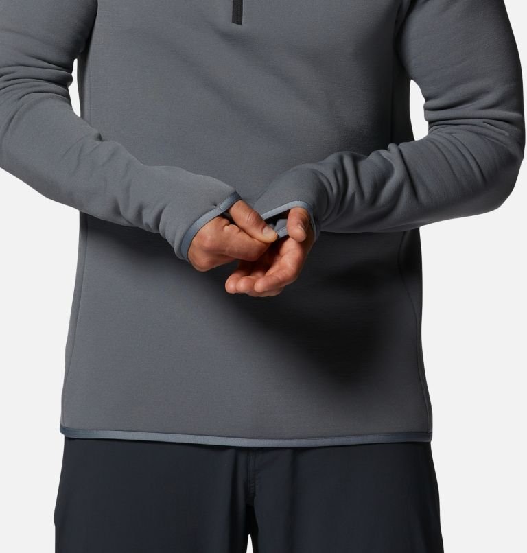 Haut avec fermeture éclair 1/4 Polartec® Power Stretch® Pro Homme, Color: Foil Grey, image 5