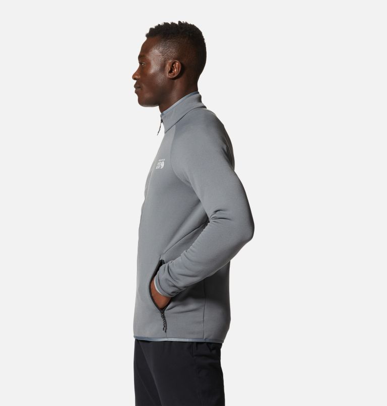 Men's Polartec® Power Stretch® Pro Jacket, Color: Foil Grey, image 3