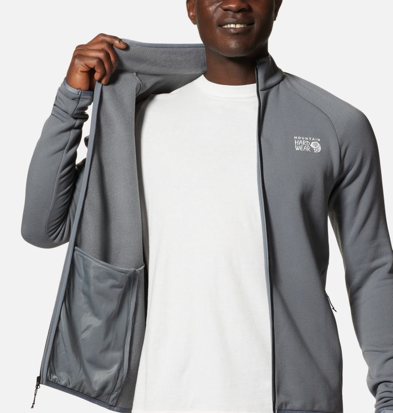 Men's Polartec® Power Stretch® Pro Jacket, Color: Foil Grey, image 5