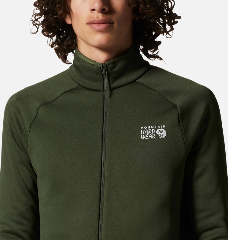 Men's Polartec® Power Stretch® Pro Jacket, Color: Surplus Green, image 4