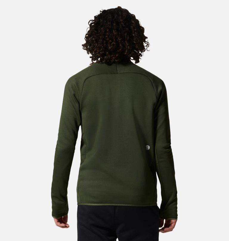 Men's Polartec® Power Stretch® Pro Jacket, Color: Surplus Green, image 2