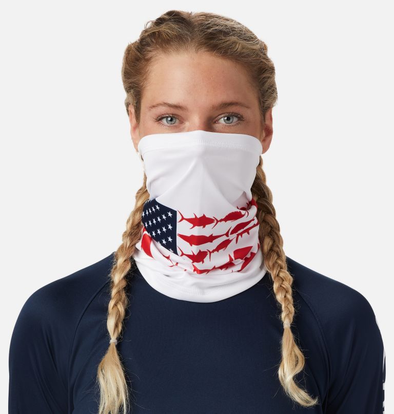 Terminal Tackle PFG Fish Flag Gaiter, Color: White, Collegiate Navy, image 2