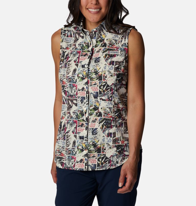 Women’s Cantina II Super Tamiami Short Sleeve Shirt, Color: Sea Salt, image 1