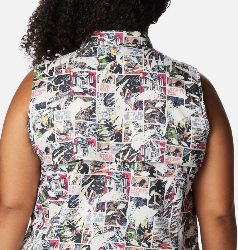 Thumbnail: Chemise à manches courtes Cantina II Super Tamiami pour femme - Grandes tailles, Color: Sea Salt, image 5