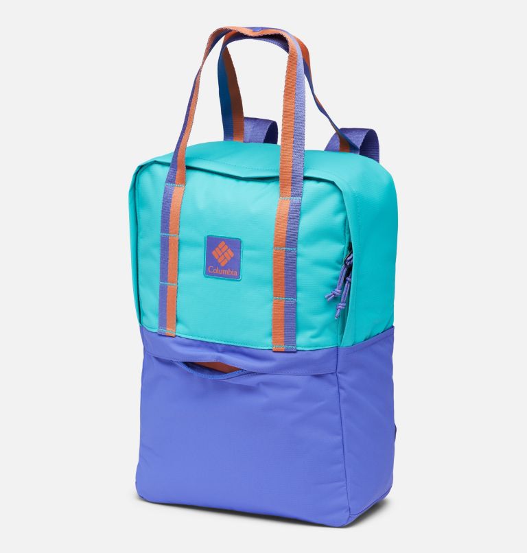 Thumbnail: Columbia Trek 18L Backpack, Color: Bright Aqua, Purple Lotus, image 4