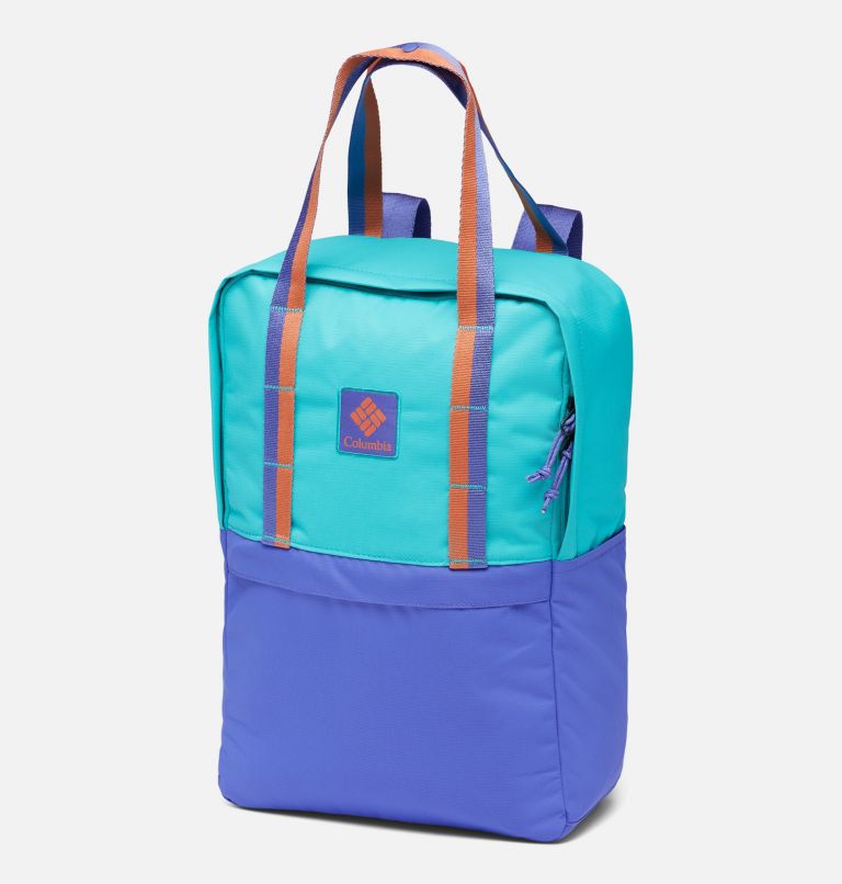 Columbia Trek 18L Backpack, Color: Bright Aqua, Purple Lotus, image 1