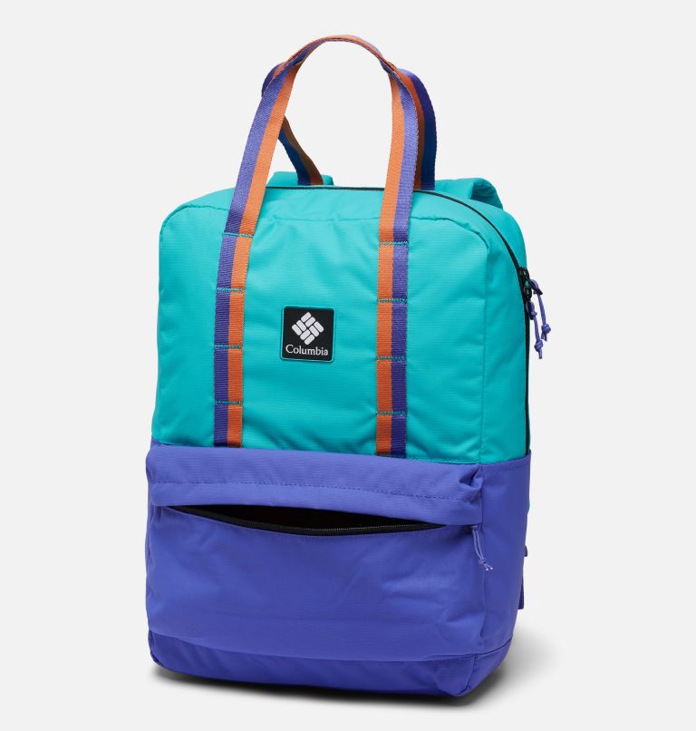 Thumbnail: Columbia Trek 24L Backpack, Color: Bright Aqua, Purple Lotus, image 4