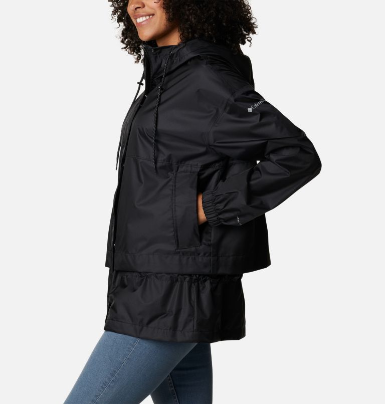 Women's Splash Side Shortie Jacket, Color: Black
