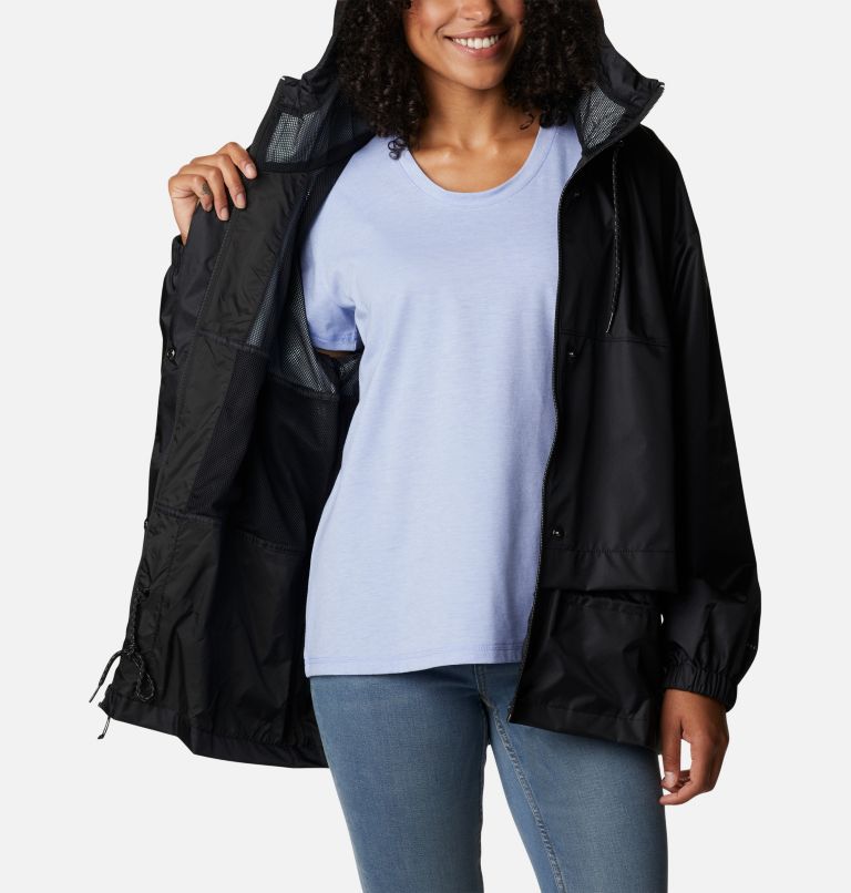 Women's Splash Side Shortie Jacket, Color: Black
