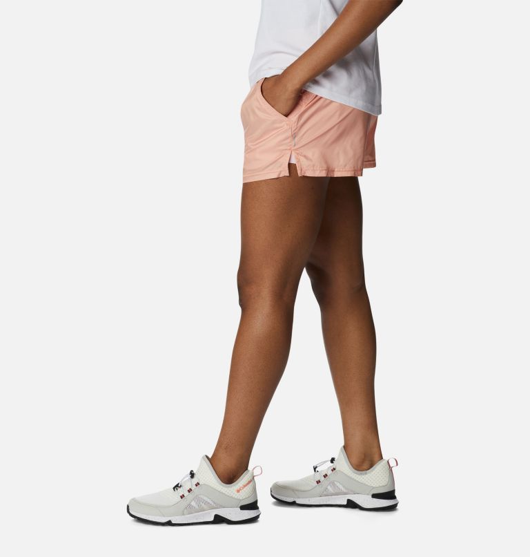 Women's Alpine Chill Zero Iridescent Shorts, Color: Pink Dawn Iridescent, image 3