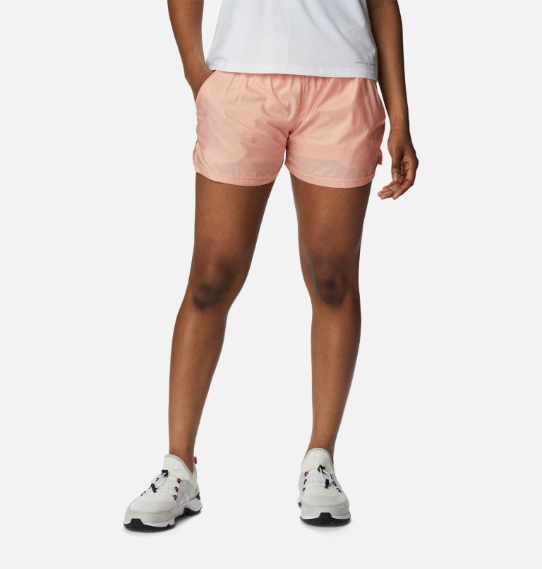 Women's Alpine Chill Zero Iridescent Shorts, Color: Pink Dawn Iridescent, image 1