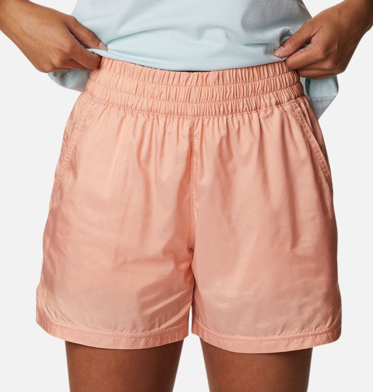 Thumbnail: Shorts multideporte iridiscentes Alpine Chill Zero para mujer, Color: Pink Dawn Iridescent, image 4