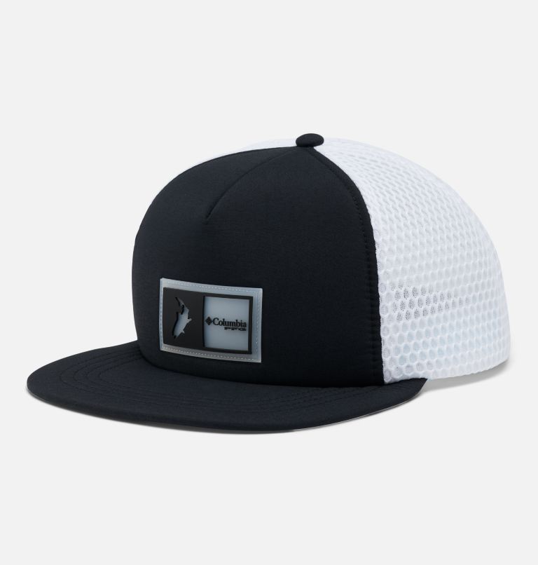 PFG Floating Flat Brim Snap Back | 010 | O/S, Color: Black, image 1