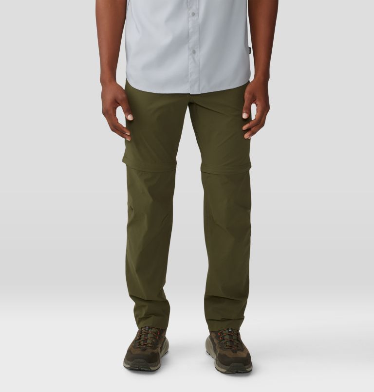 Men's Basin Trek Convertible Pant, Color: Dark Pine, image 1