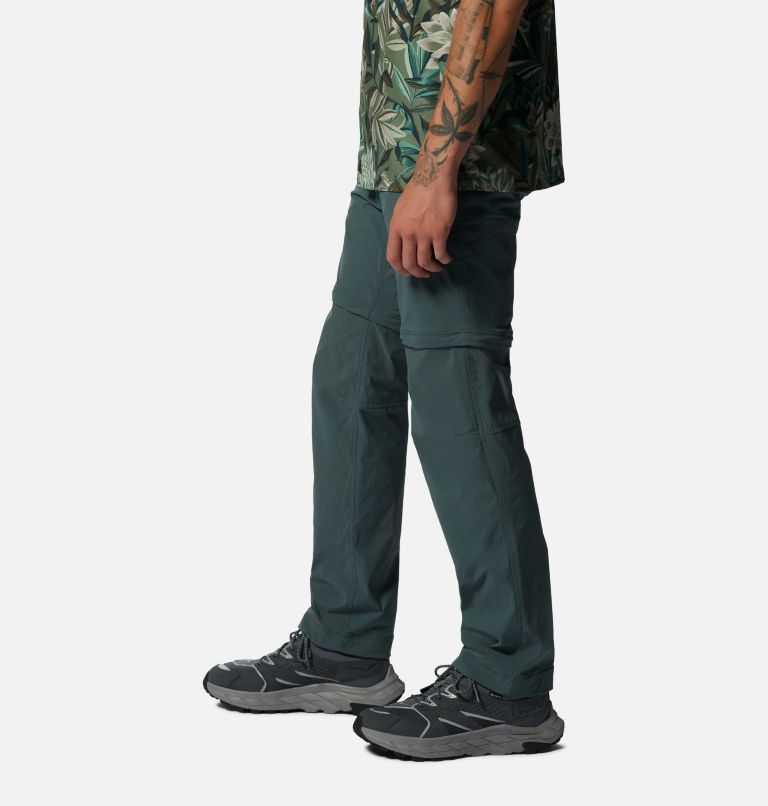 Men's Basin Trek Convertible Pant, Color: Black Spruce, image 3