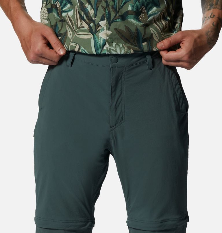 Men's Basin Trek Convertible Pant, Color: Black Spruce, image 4