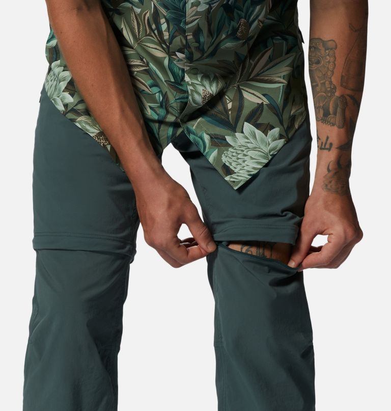Pantalon convertible Basin Trek Homme, Color: Black Spruce, image 6