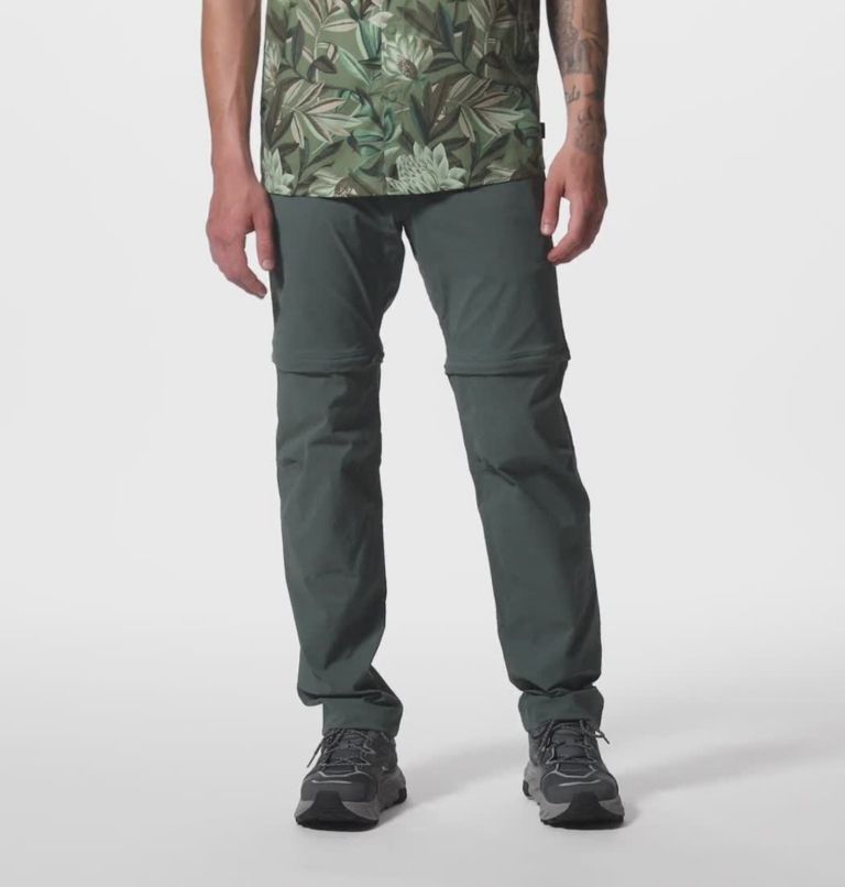 Pantalon convertible Basin Trek Homme, Color: Black Spruce