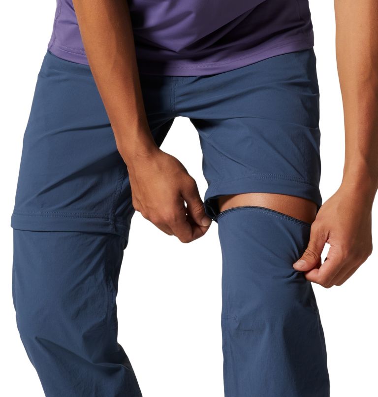 Mountain Hardwear Men's Basin Trek Convertible Pant - Size 38 - Blue
