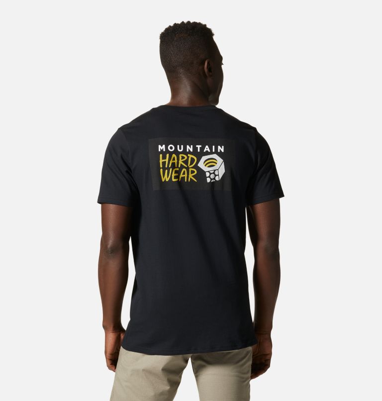 T-shirt à manches courtes Box Logo Homme, Color: Black, image 2