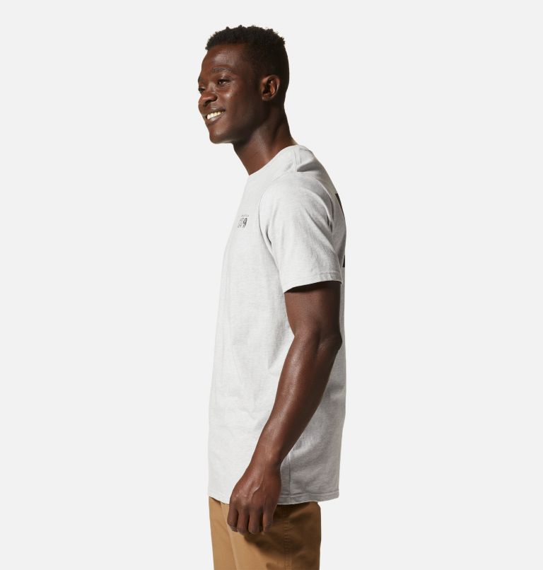 Men's Box Logo Short Sleeve, Color: Hardwear Grey Heather, image 3