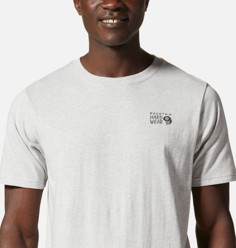 Men's Box Logo Short Sleeve, Color: Hardwear Grey Heather, image 4