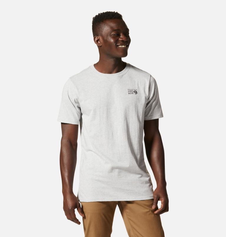 Men's Box Logo Short Sleeve, Color: Hardwear Grey Heather, image 1
