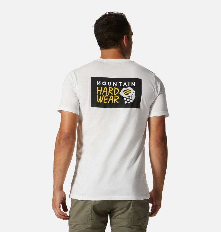 Men's Box Logo Short Sleeve, Color: Fogbank, image 2