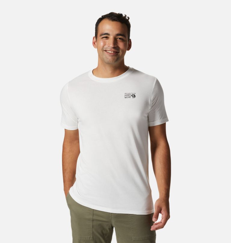 Men's MHW Logo in a Box Short Sleeve, Color: Fogbank