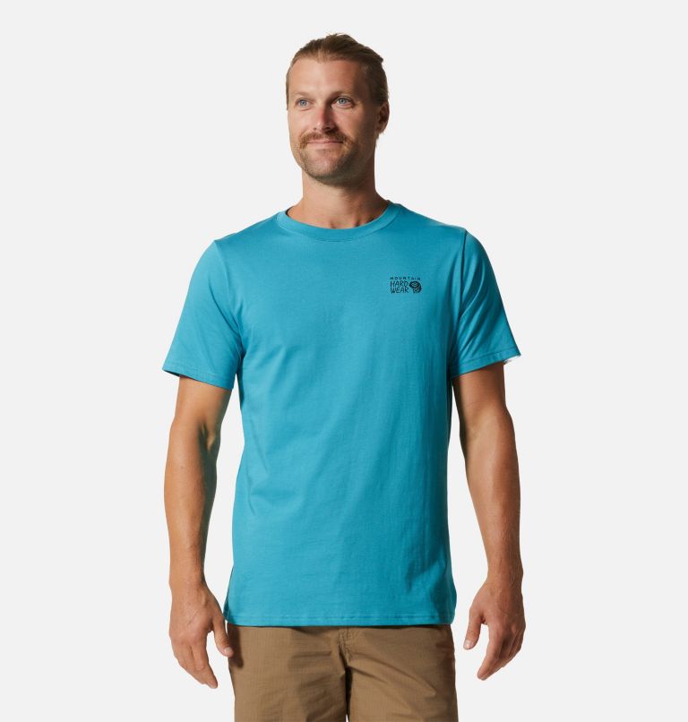 T-shirt à manches courtes MHW Logo in a Box Homme, Color: Teton Blue, image 1