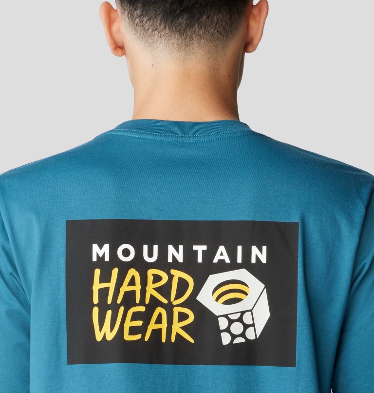 Men's Box Logo Short Sleeve, Color: Baltic Blue, image 5
