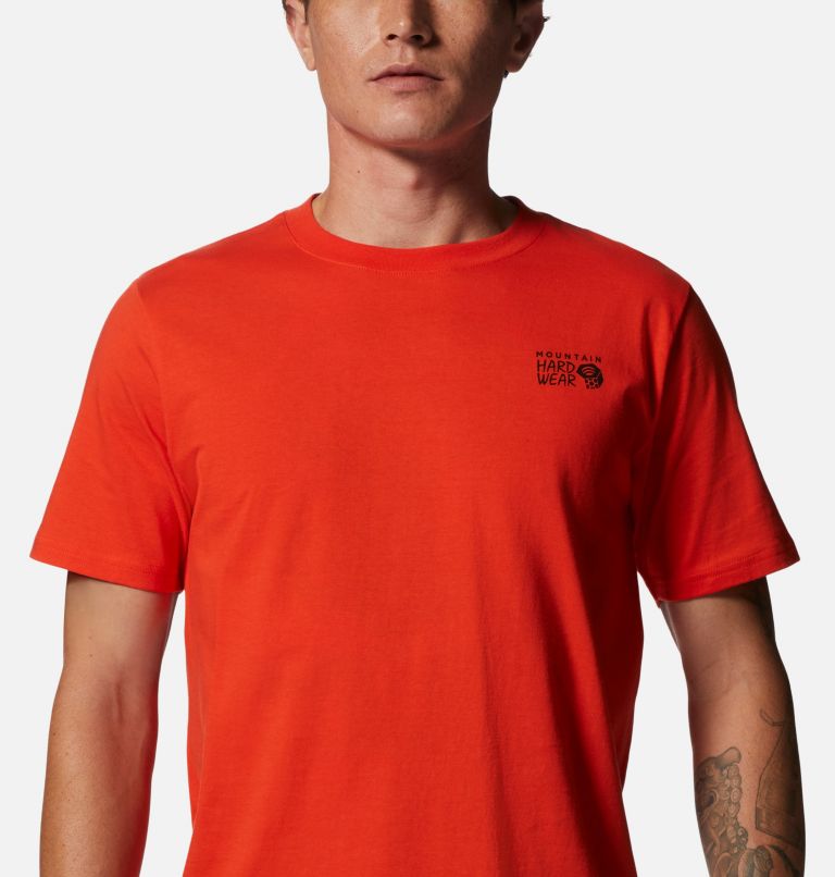 Men's MHW Logo in a Box Short Sleeve, Color: State Orange, image 4