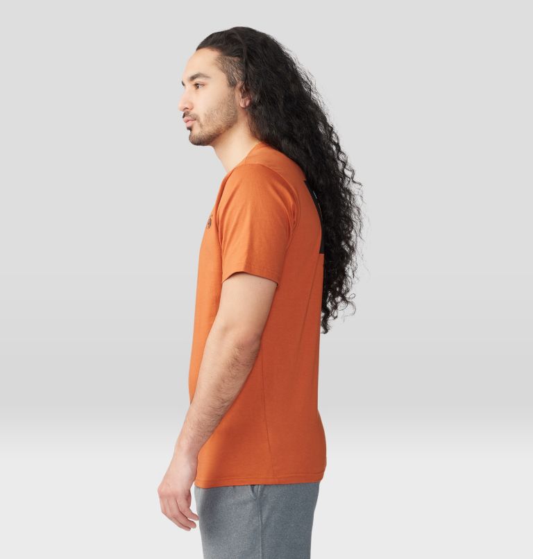 Men's Box Logo Short Sleeve, Color: Raw Carnelian, image 3