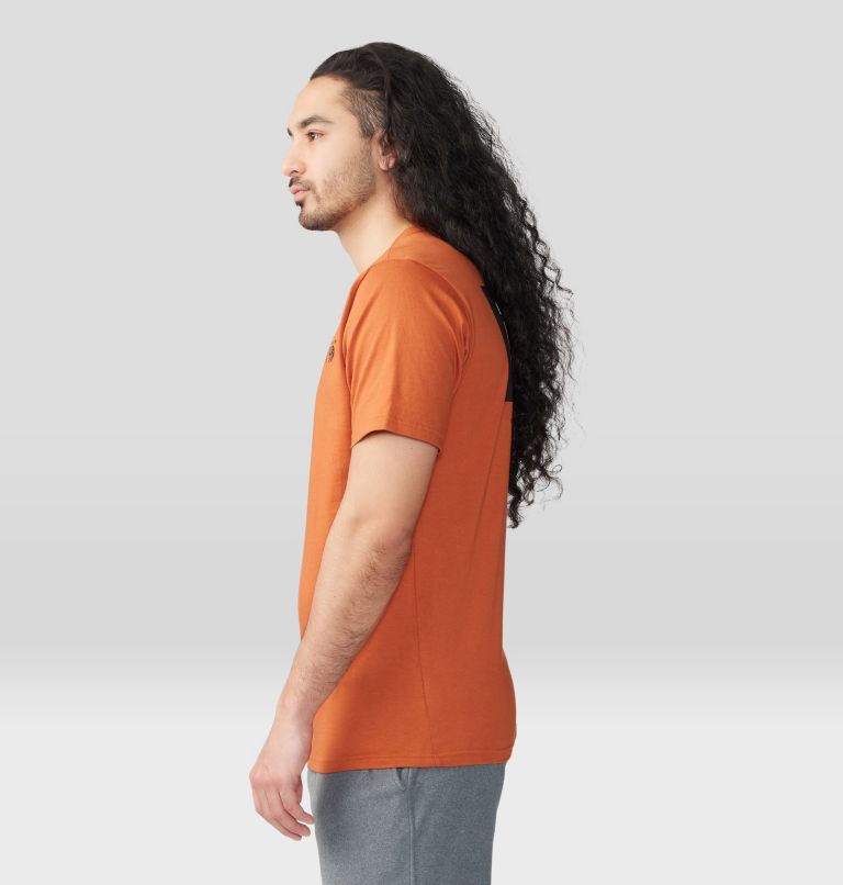 T-shirt à manches courtes Box Logo Homme, Color: Raw Carnelian, image 3