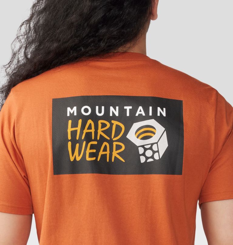 Thumbnail: T-shirt à manches courtes Box Logo Homme, Color: Raw Carnelian, image 5