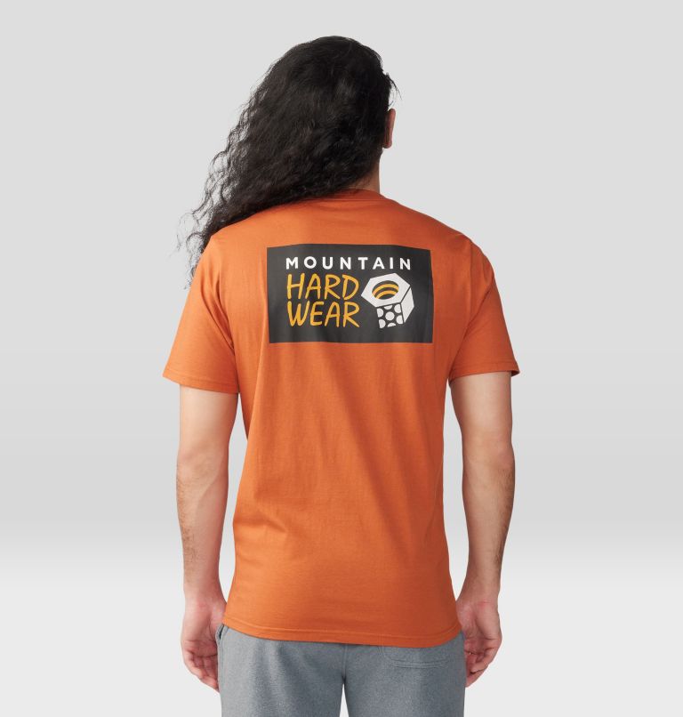 T-shirt à manches courtes Box Logo Homme, Color: Raw Carnelian, image 2