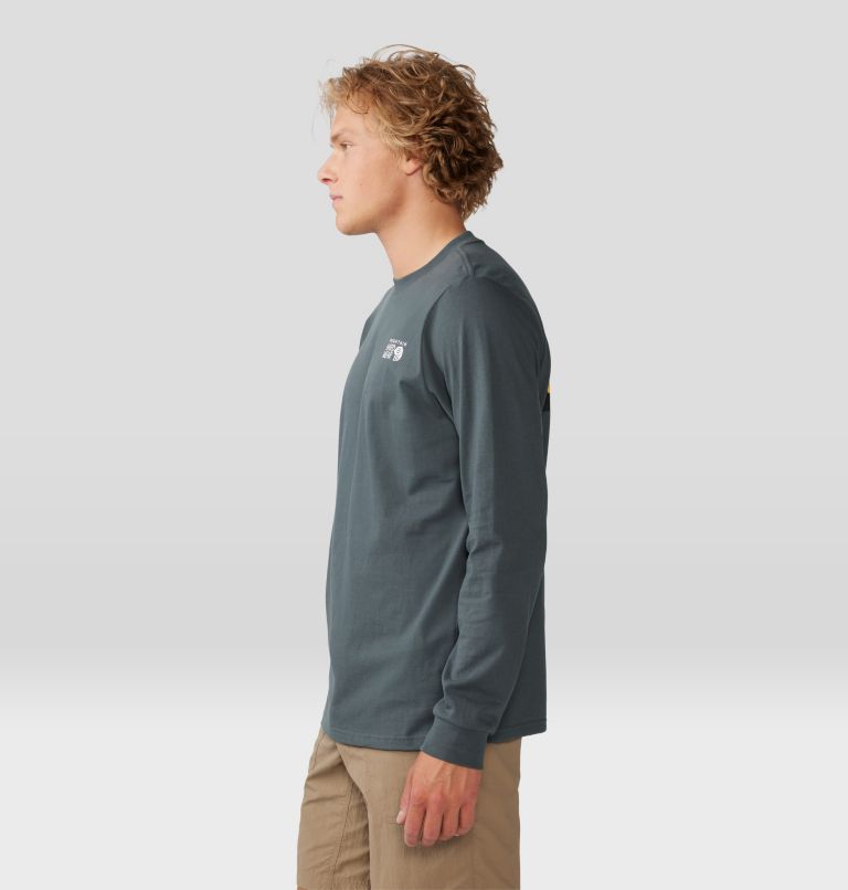 Haut à manches longues Box Logo Homme, Color: Volcanic, image 3