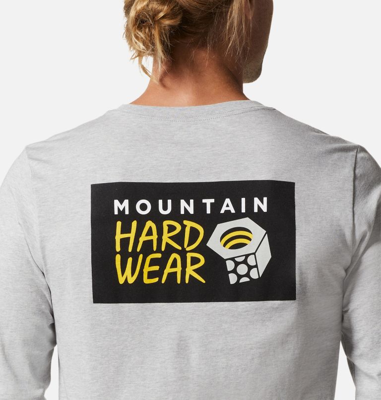 Haut à manches longues Box Logo Homme, Color: Hardwear Grey Heather, image 5