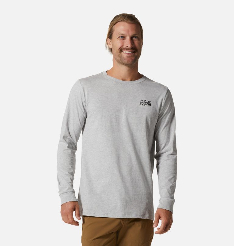 Haut à manches longues Box Logo Homme, Color: Hardwear Grey Heather, image 1