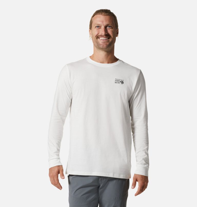 MHW Logo in a Box Long Sleeve | 102 | L, Color: Fogbank, image 1